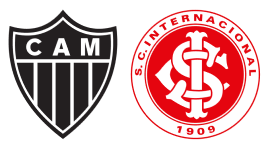 Escudo Atlético-MG e Internacional