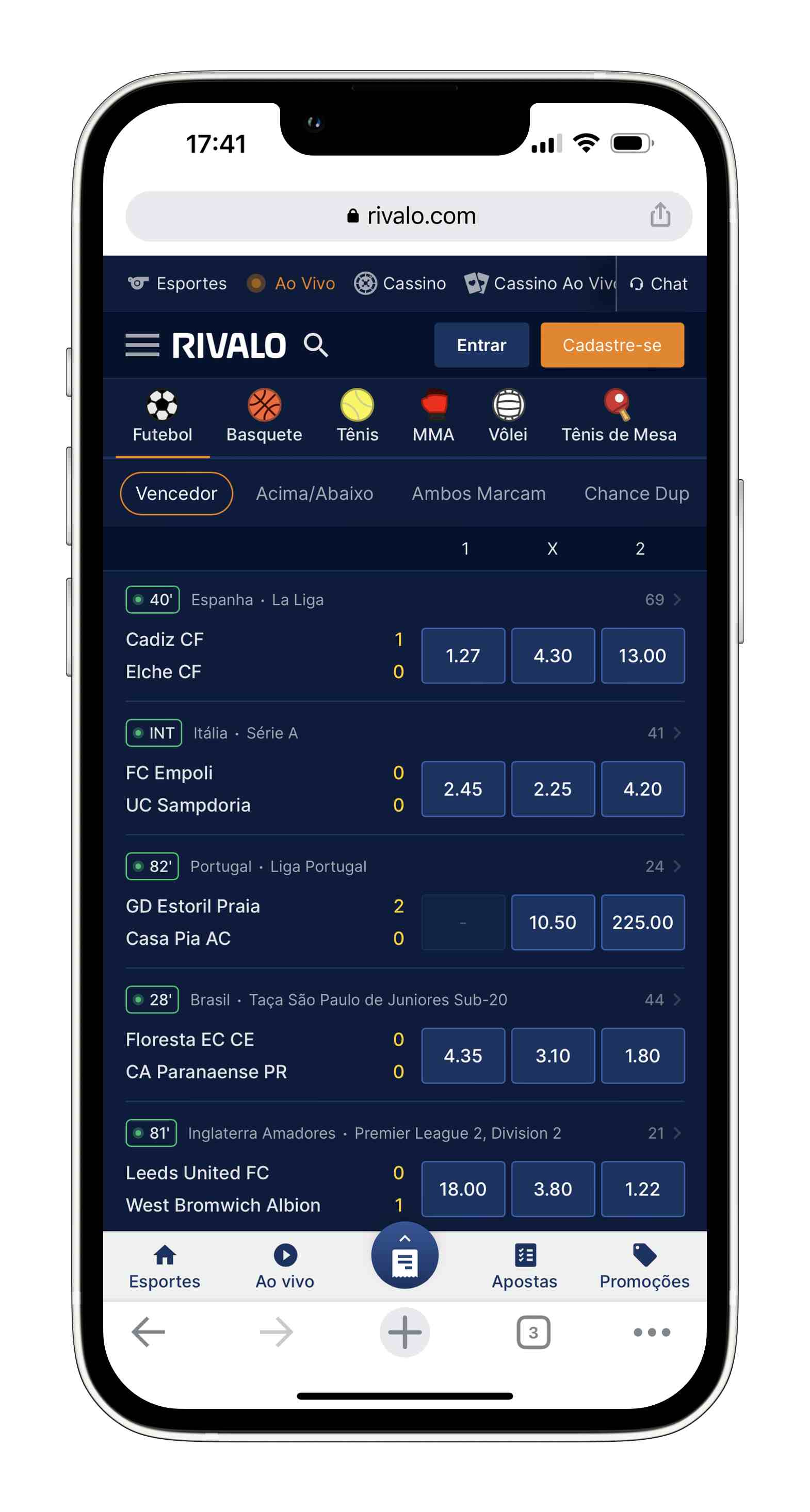 Rivalo app