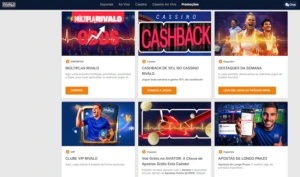 Promoções disponíveis na Rivalo