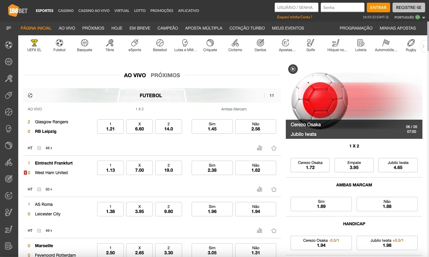188BET screenshot