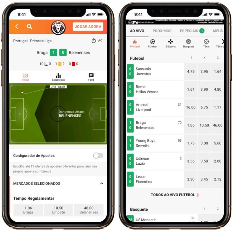 LeoVegas Sport screenshot mobile