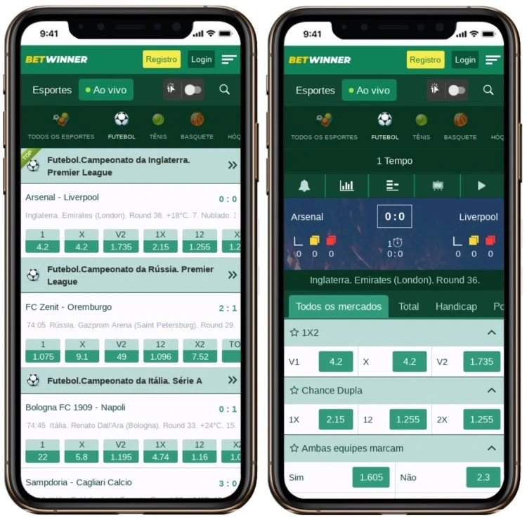 BetWinner screenshot mobile