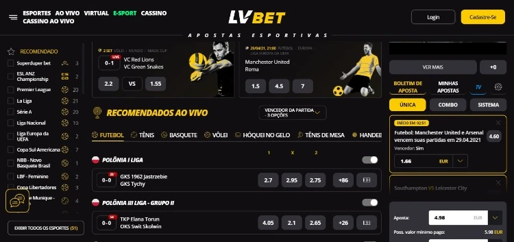 LV BET screenshot