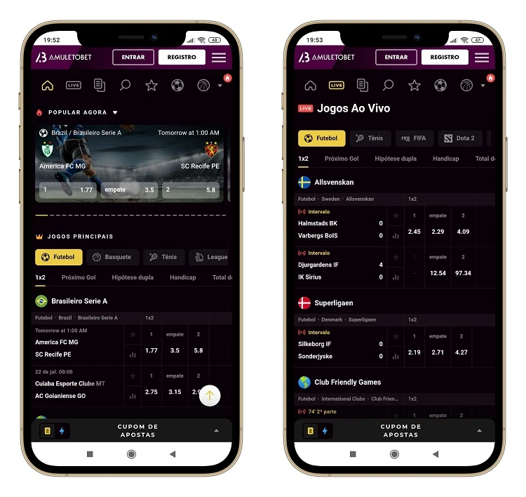 Amuletobet screenshot mobile