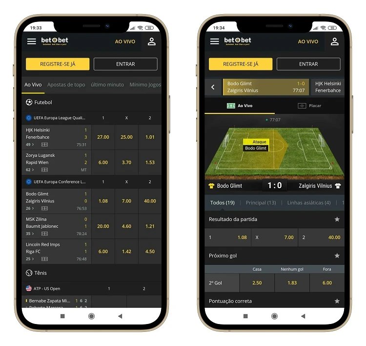 bet O bet screenshot mobile