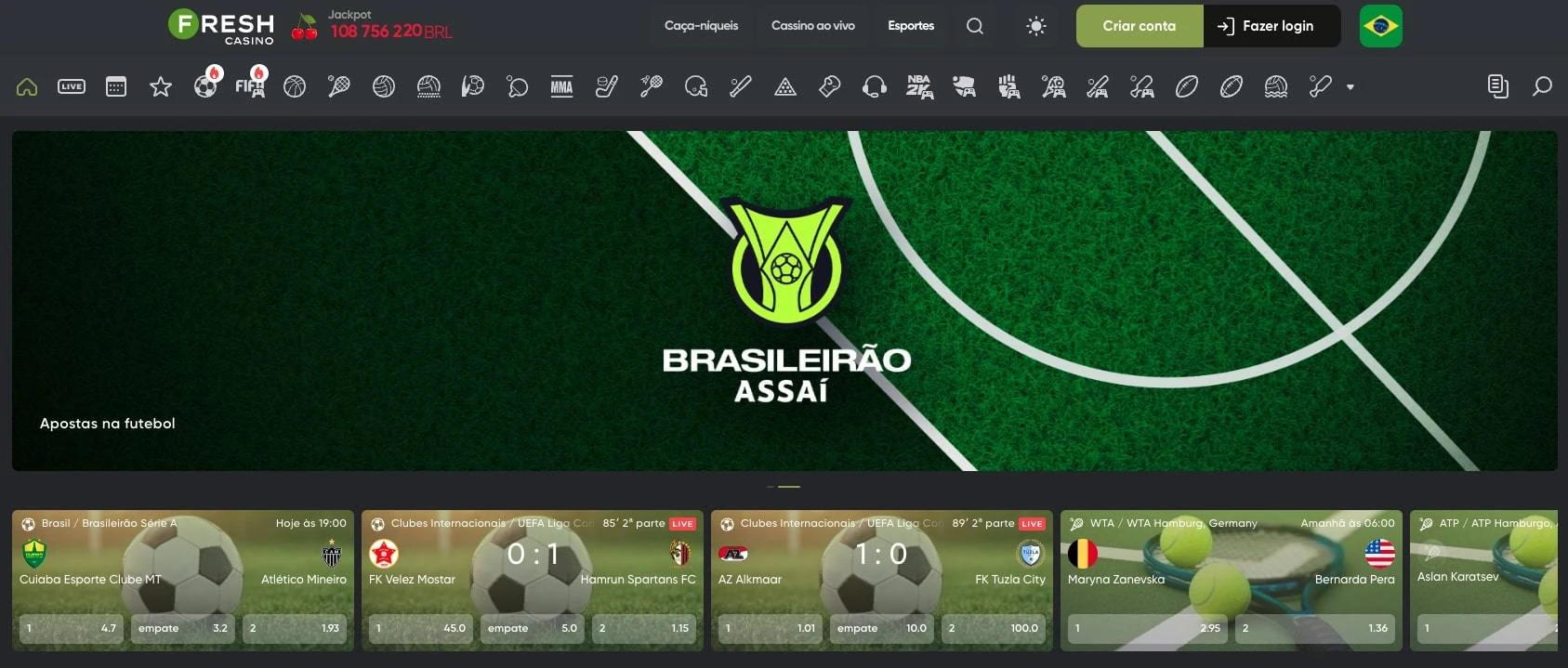 Fresh Casino screenshot