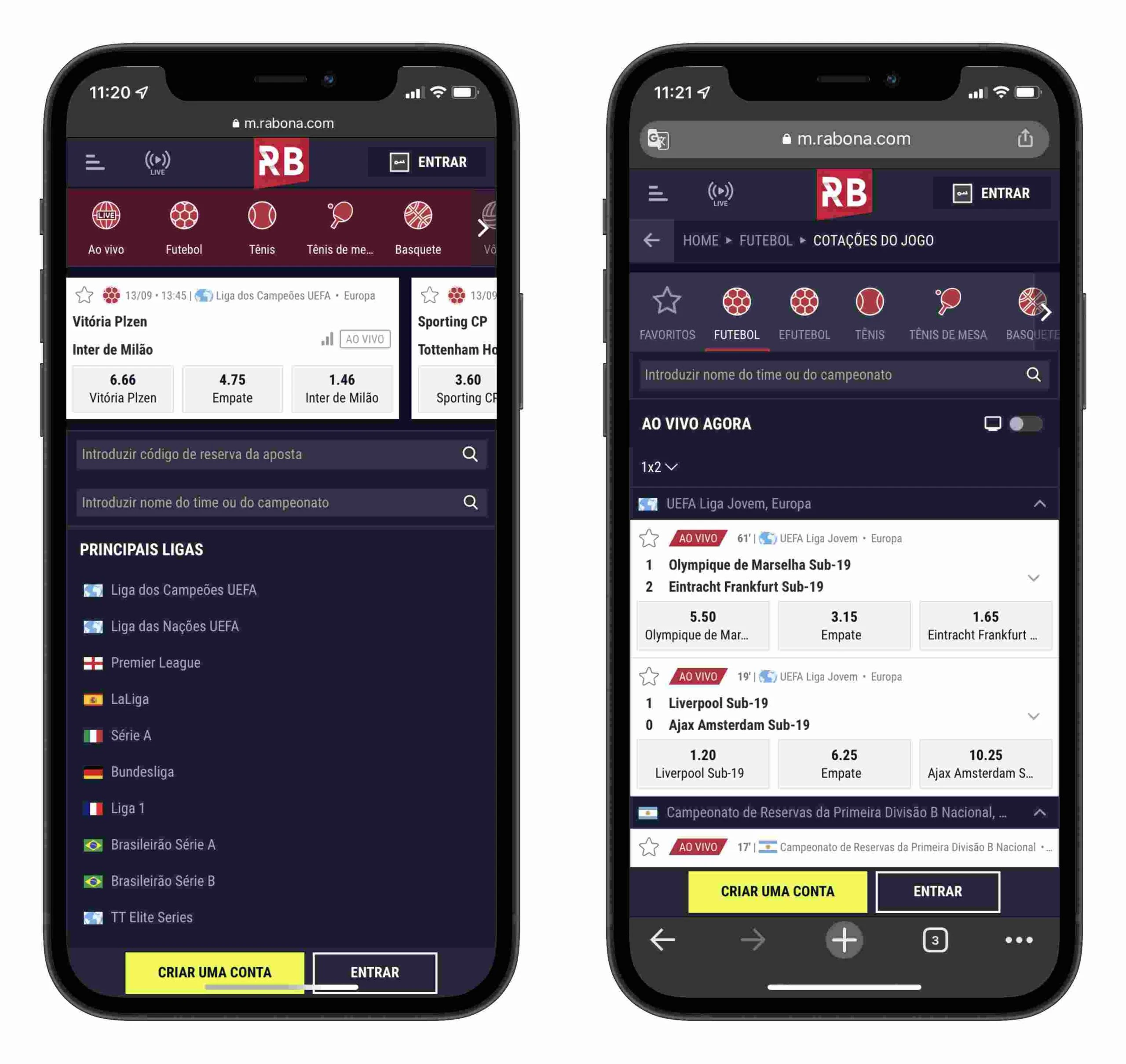 Rabona Screenshot APP