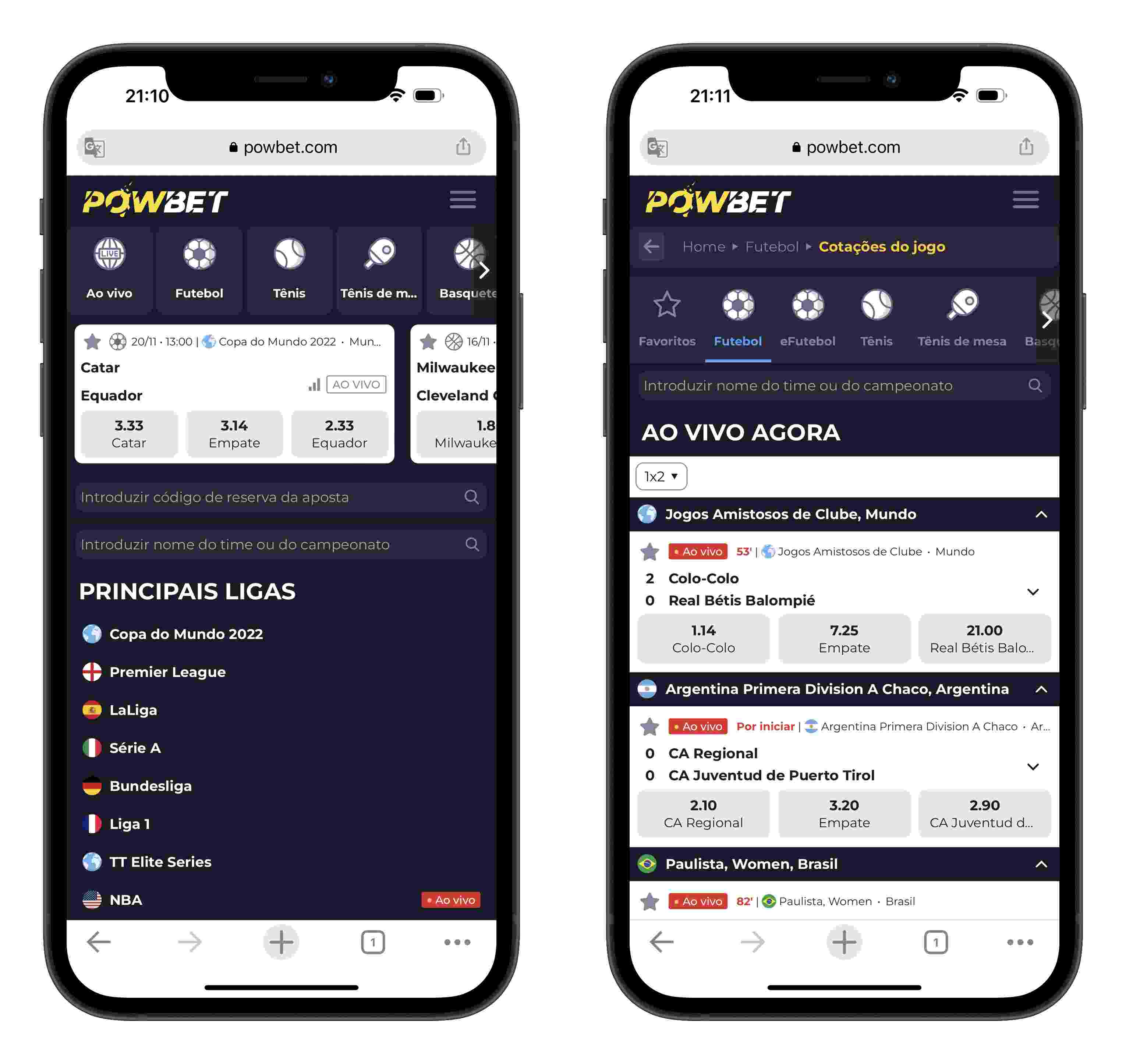 Powbet screenshot mobile