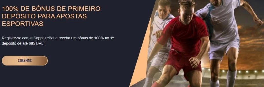 bônus de boas-vindas SapphireBet