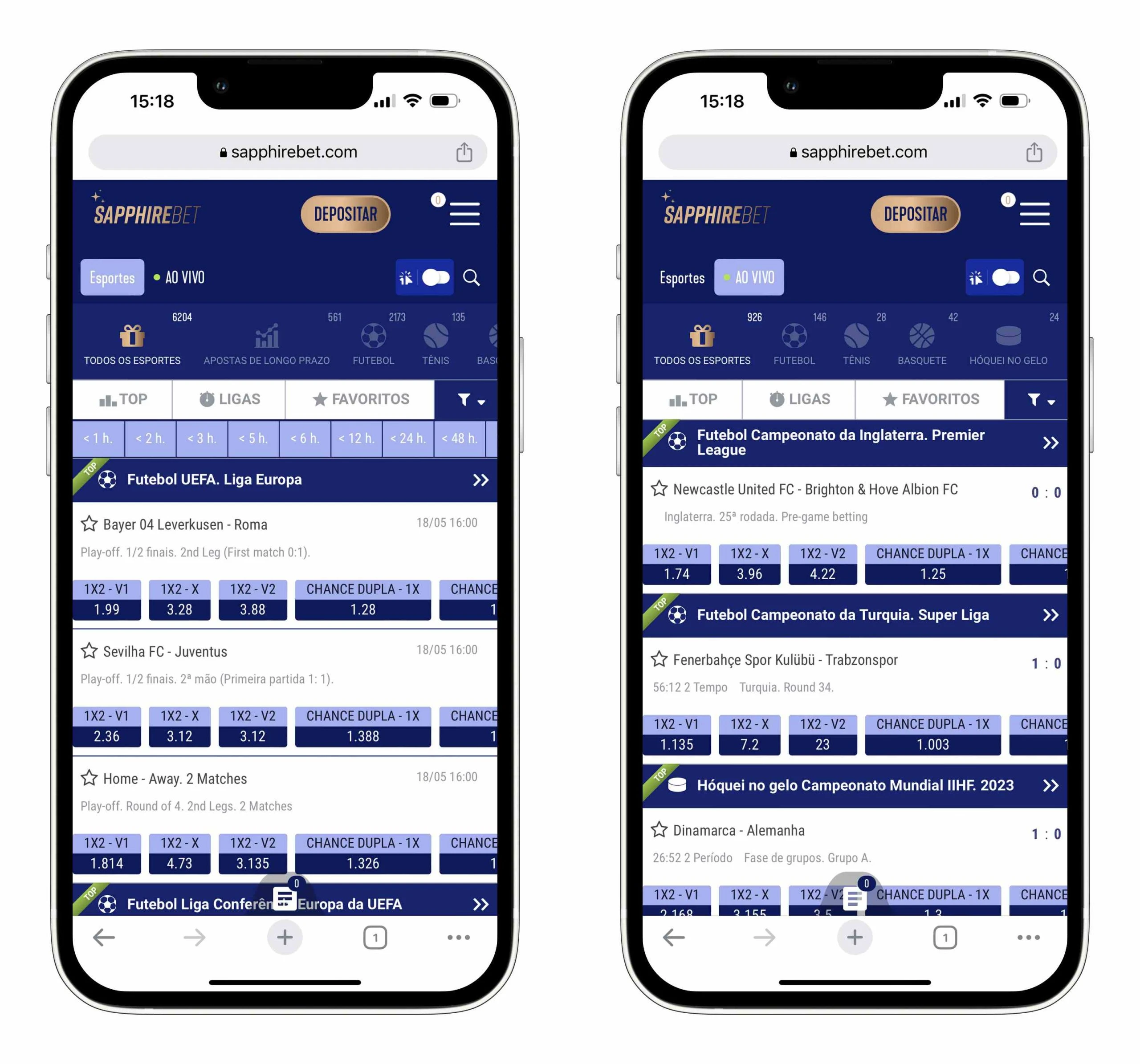 Sapphirebet Screenshot