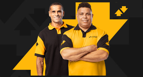 Ronaldo e Rivaldo patrocinados pela Betfair