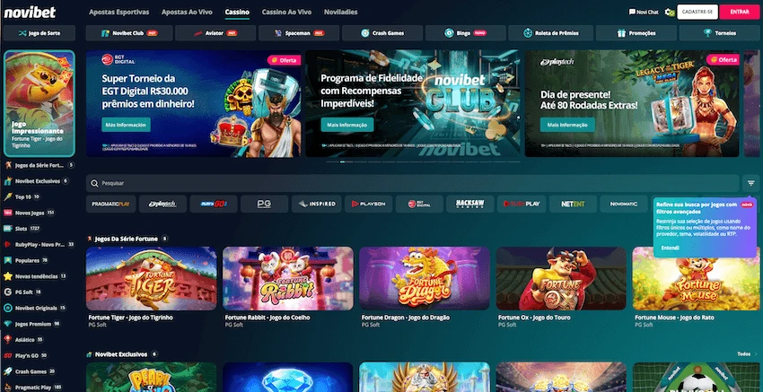 novibet casino