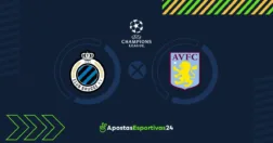 Palpite Club Brugge x Aston Villa Champions League