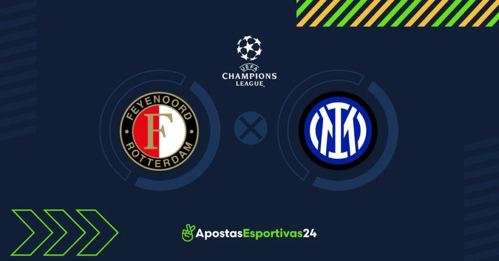 Palpite Feyernoord x Inter de Milão Champions League