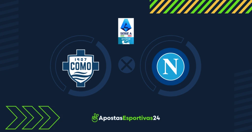 palpite Como x Napoli Campeonato italiano 24/25