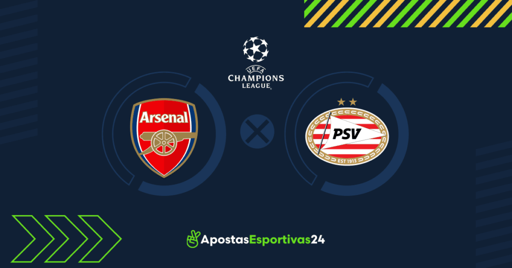 Palpite Arsenal x PSV champions League