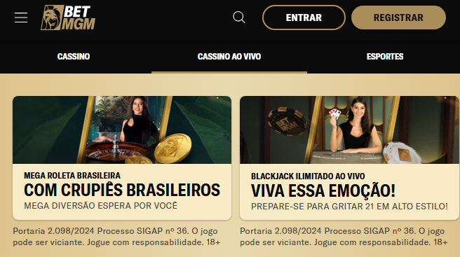 Promoções da BetMGM