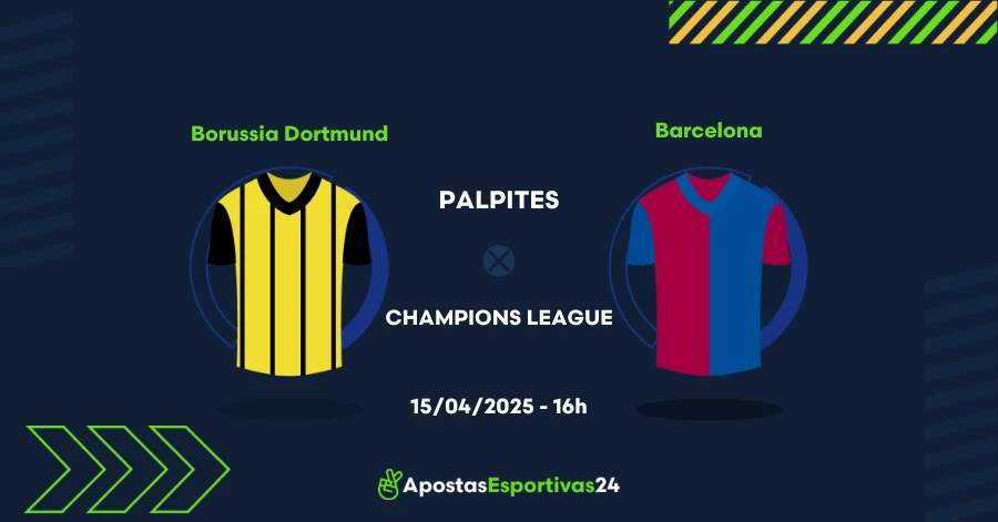 Palpites Dortmund x Barcelona