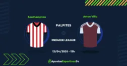 Southampton x Aston Villa palpite