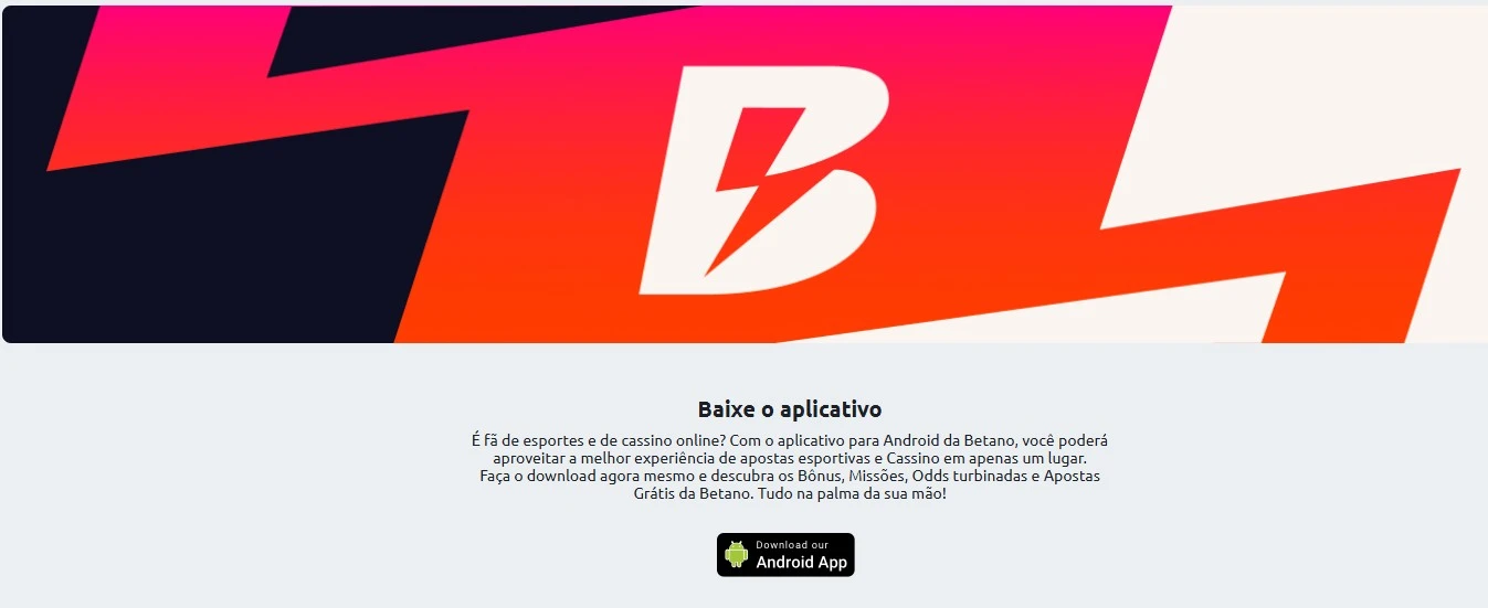 App da Betano