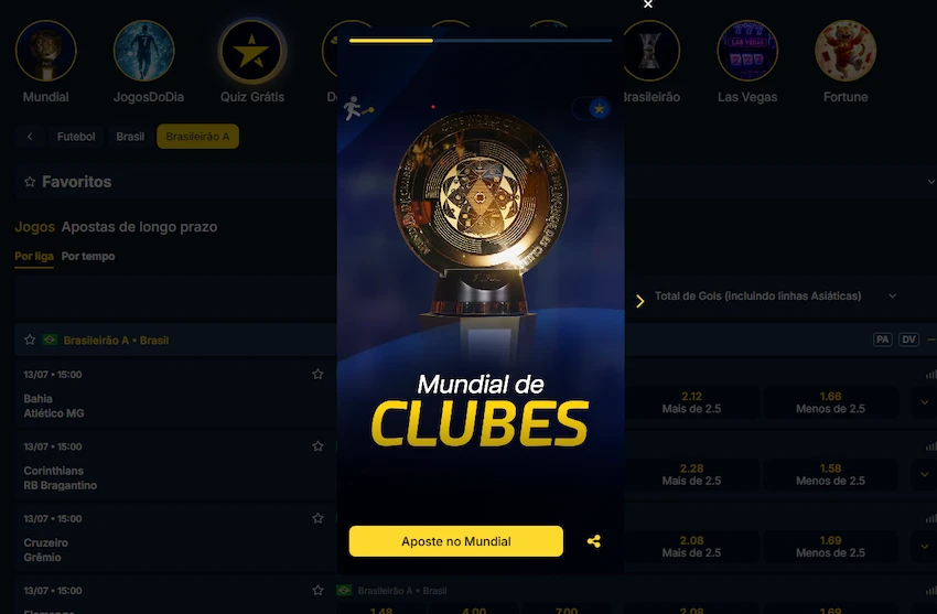 Apostas no Mundial de Clubes na Estrela Bet