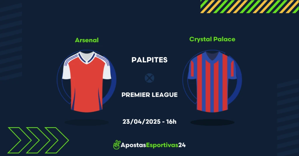 palpite arsenal x crystal palace
