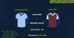 Palpites Manchester City x Aston Villa