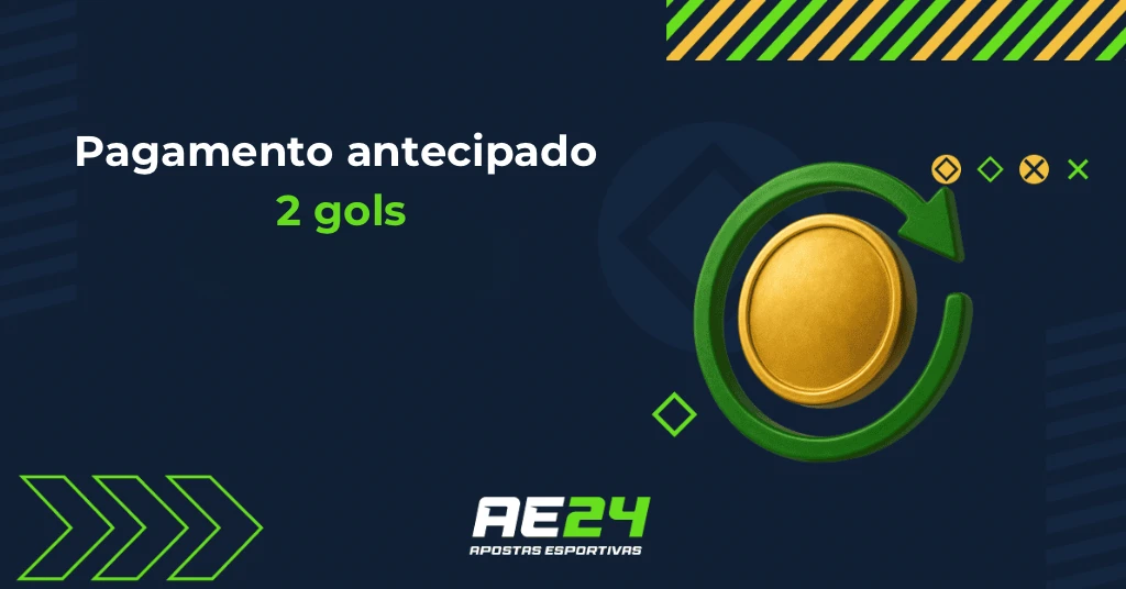 Pagamento Antecipado 2 gols