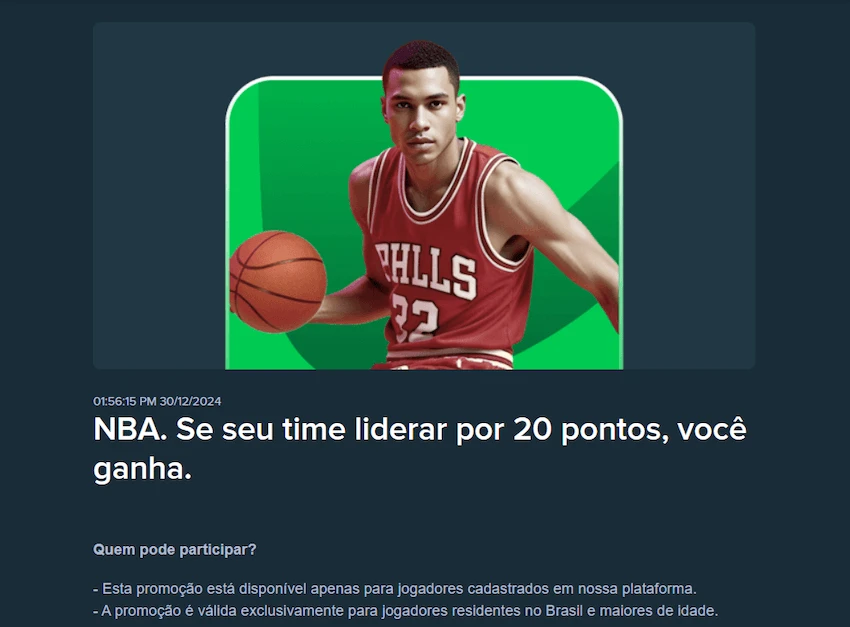 Bônus de pagamento antecipado em basquete da Stake