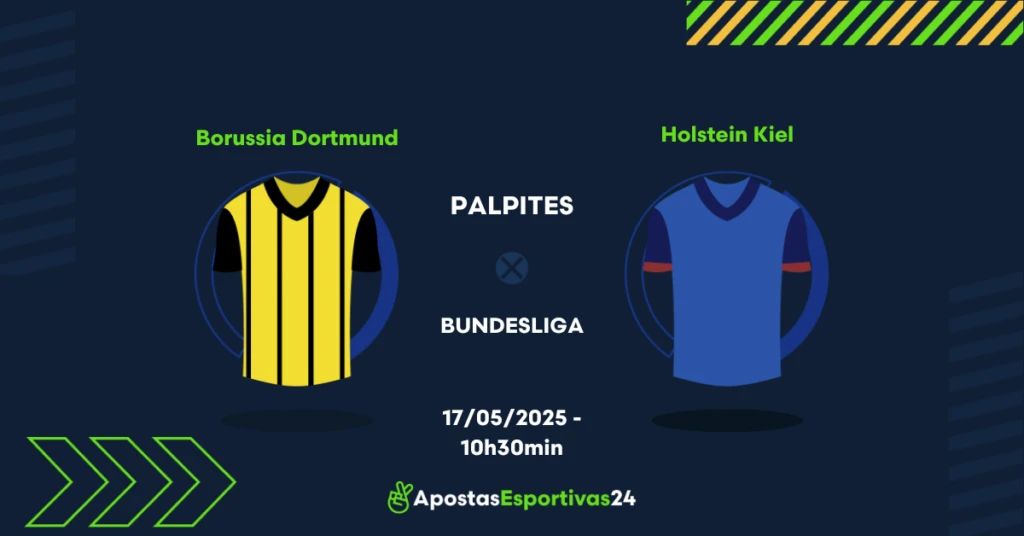 Palpite Dortmund x Holstein Kiel