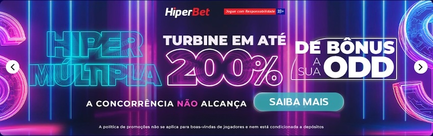 Odds turbinadas na Hiperbet