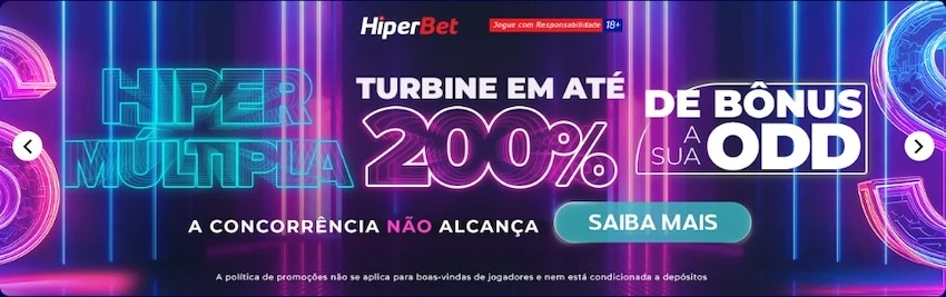 Odds turbinadas na Hiperbet