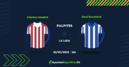 Palpite Atletico de Madrid x Real Sociedad