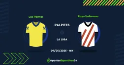 Palpite Las Palmas x Rayo Vallecano