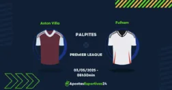 Palpite Aston Villa x Fulham