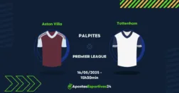 Palpite Aston Villa x Tottenham