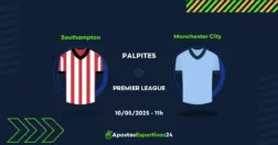 Palpite Southampton x Manchester City