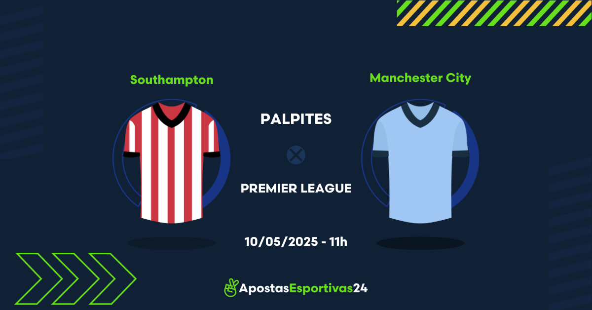 Palpite Southampton x Manchester City