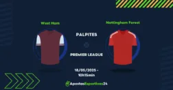 West Ham x Nottingham Forest (18/05/25) Palpites | Odds | Apostas