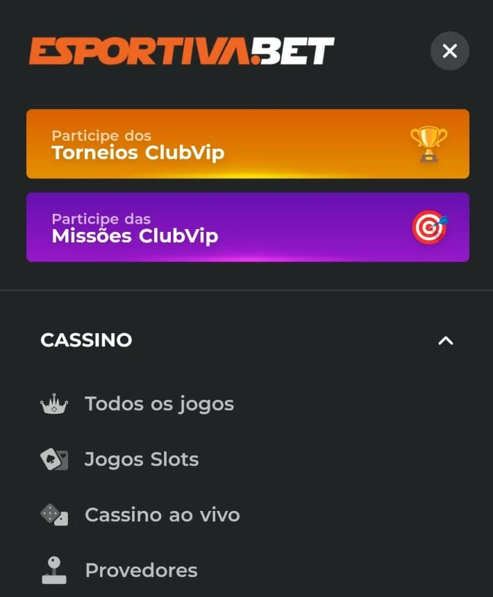 Promoção de cassino na Esportiva Bet