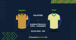 Palpite Equador x Brasil