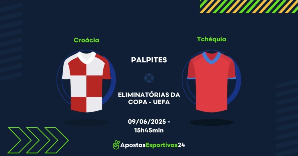 Palpite Croácia x Tchéquia