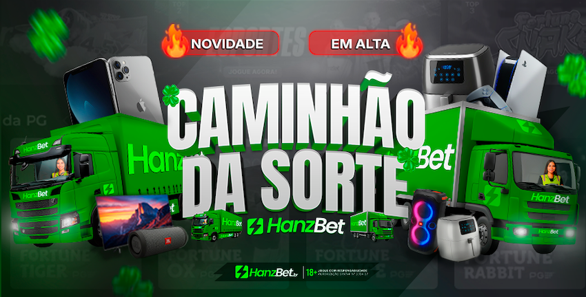 Promoção Caminhão da Sorte na HanzBet