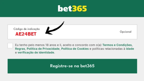 Use o código de indicação AE24 na hora do cadastro
