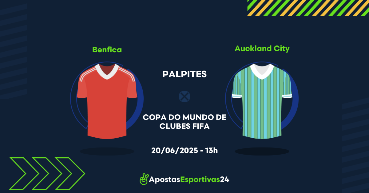 Benfica x Auckland City palpite