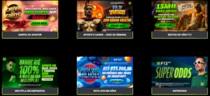 Promoções disponíveis na F12 Bet