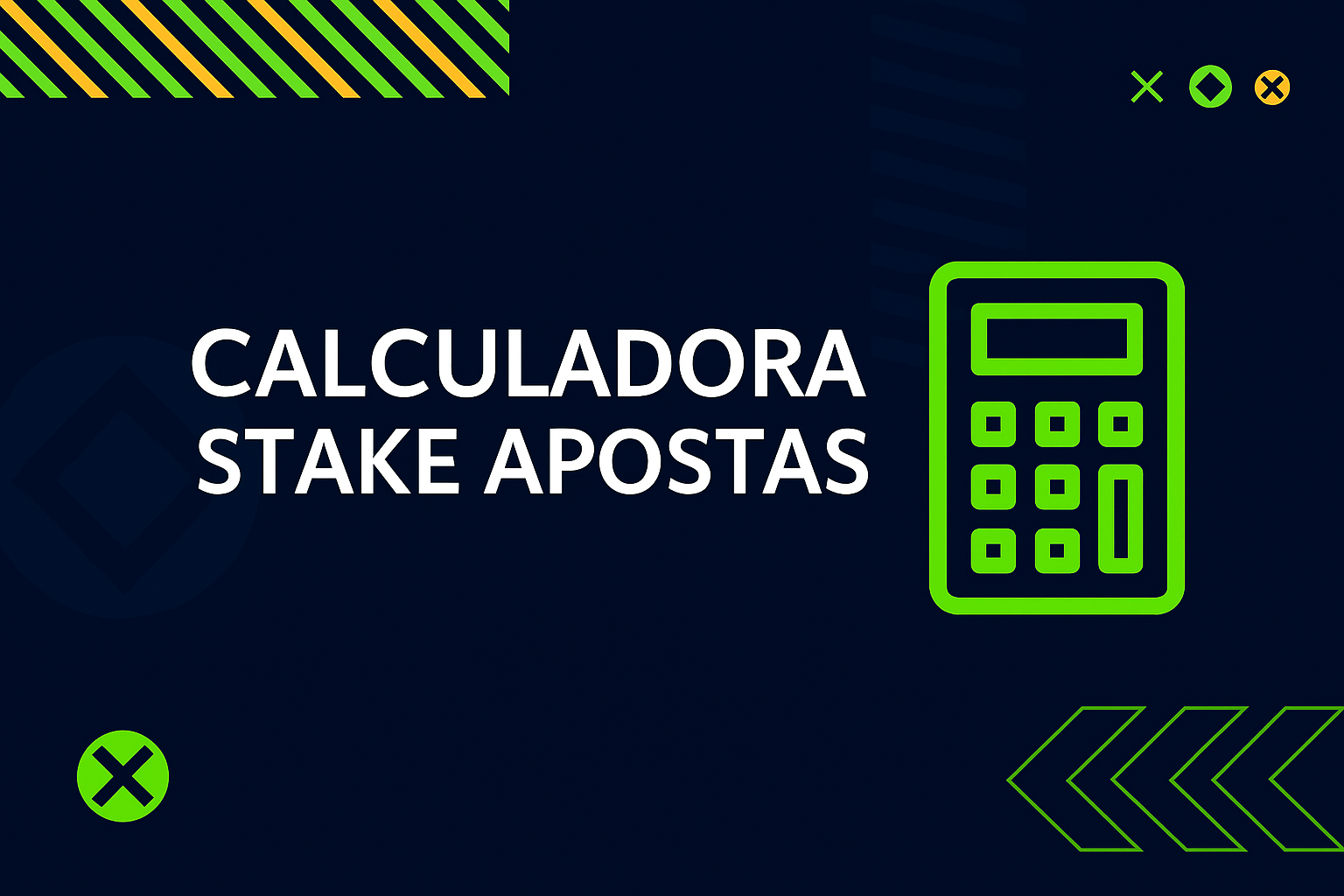Calculadora Stake Apostas online