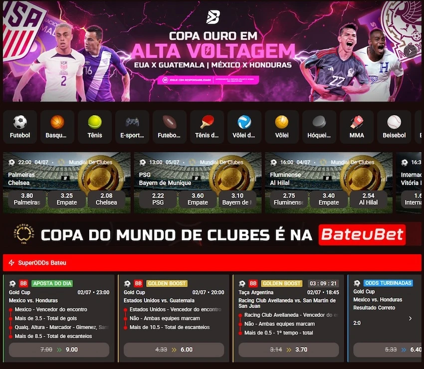 Apostas em futebol na Bateubet
