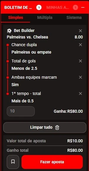 BetBuilder da Bateubet