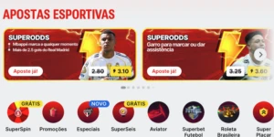 Apostas esportivas na Superbet